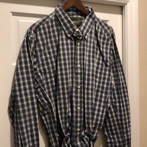 Eddie Bauer - checkered button up shirt